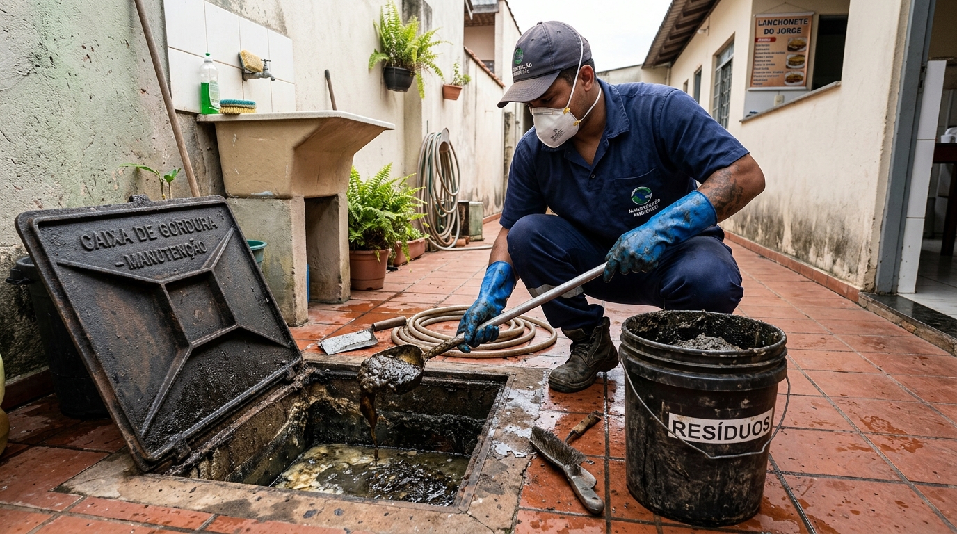 Manutenção de Caixa de Gordura em Belém‑PA